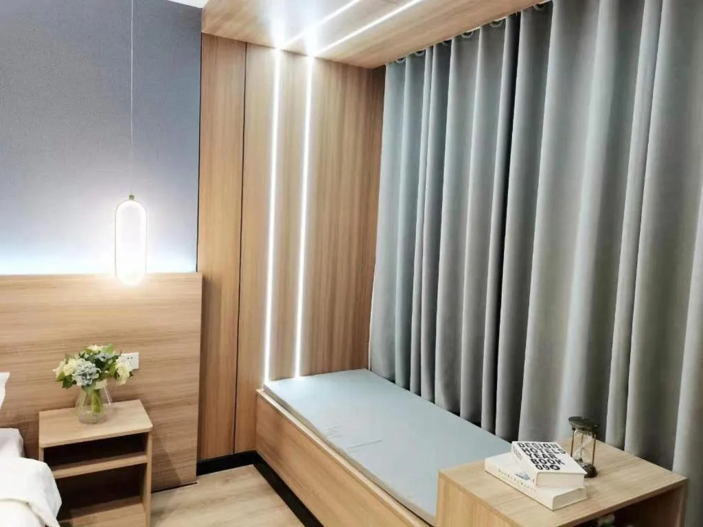 Bed in Shell Zaozhuang Taierzhuang Ancient City East Gate Hotel