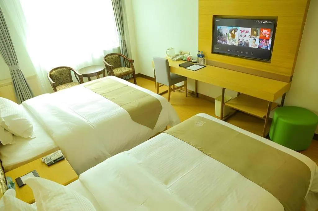 Bed in GreenTree Inn Qinhuangdao Changli County Guangyuan Life Square Duanyang Street East Section