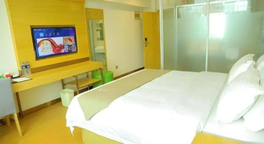 Bed in GreenTree Inn Qinhuangdao Changli County Guangyuan Life Square Duanyang Street East Section