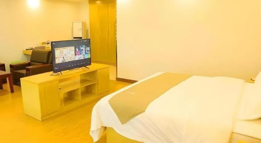 Bed in GreenTree Inn Qinhuangdao Changli County Guangyuan Life Square Duanyang Street East Section