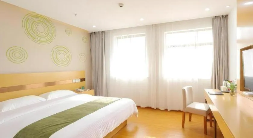 Bed in GreenTree Inn Jiaxin Puyuan Kaixuan Road