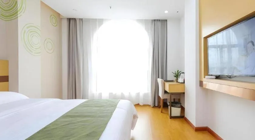Bed in GreenTree Inn Jiaxin Puyuan Kaixuan Road