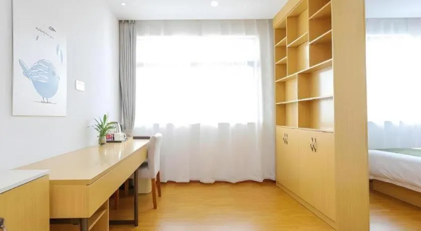 Bed in GreenTree Inn Jiaxin Puyuan Kaixuan Road