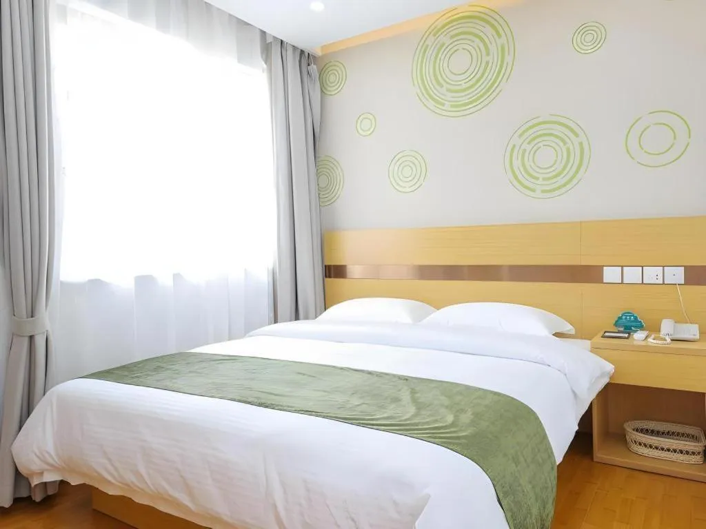 Bed in GreenTree Inn Jiaxin Puyuan Kaixuan Road