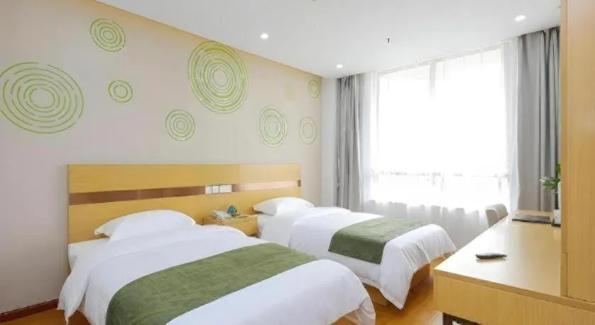 Bed in GreenTree Inn Jiaxin Puyuan Kaixuan Road