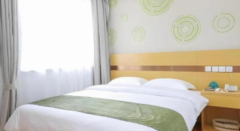 Bed in GreenTree Inn Jiaxin Puyuan Kaixuan Road