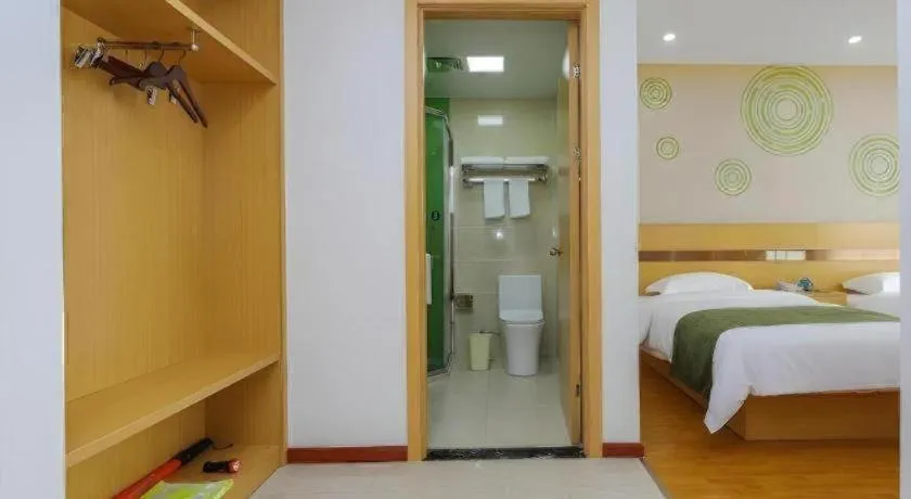 Bed in GreenTree Inn Jiaxin Puyuan Kaixuan Road