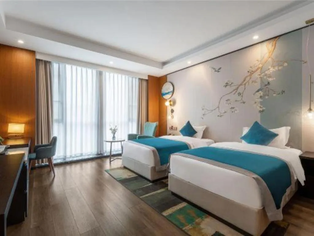 Bed in Shanshui S Hotel Zizhong City Mdl