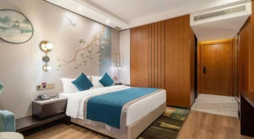 Bed in Shanshui S Hotel Zizhong City Mdl