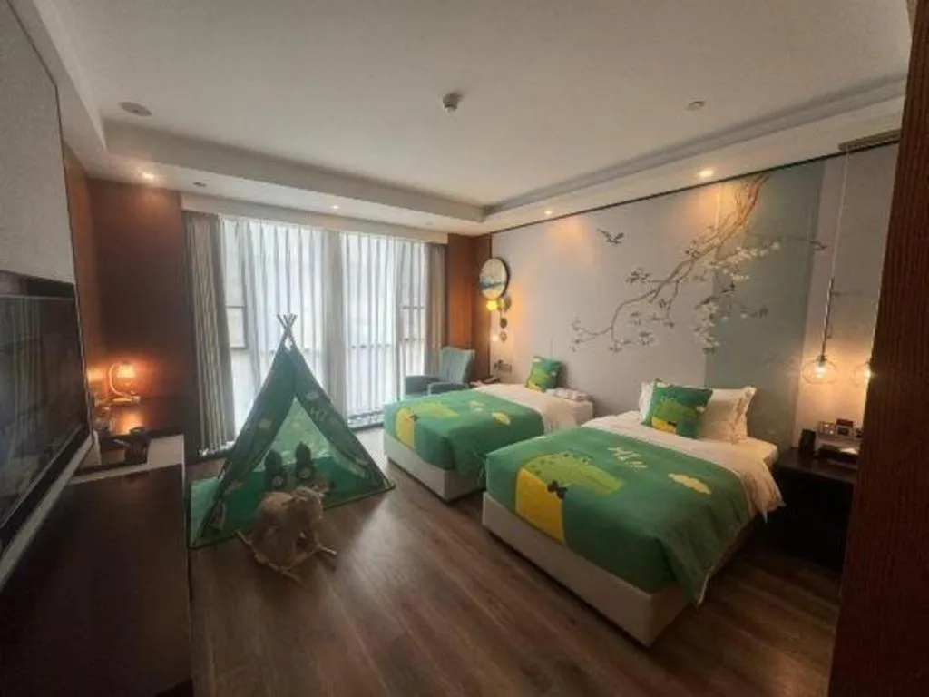 Bed in Shanshui S Hotel Zizhong City Mdl