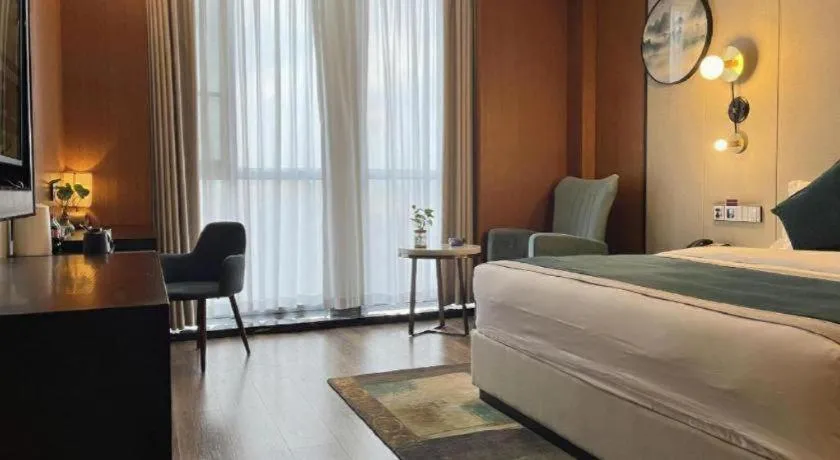 Bed in Shanshui S Hotel Zizhong City Mdl