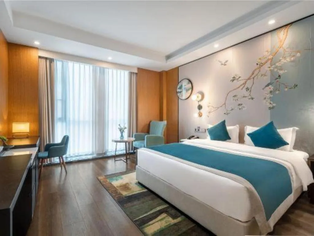 Bed in Shanshui S Hotel Zizhong City Mdl