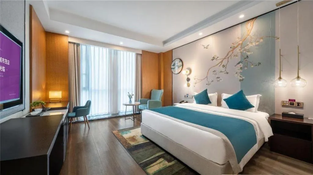 Bed in Shanshui S Hotel Zizhong City Mdl