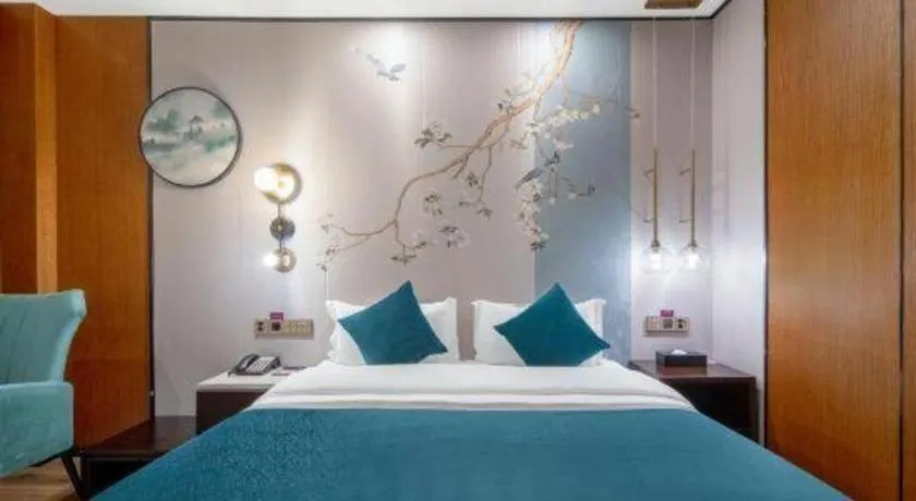 Bed in Shanshui S Hotel Zizhong City Mdl