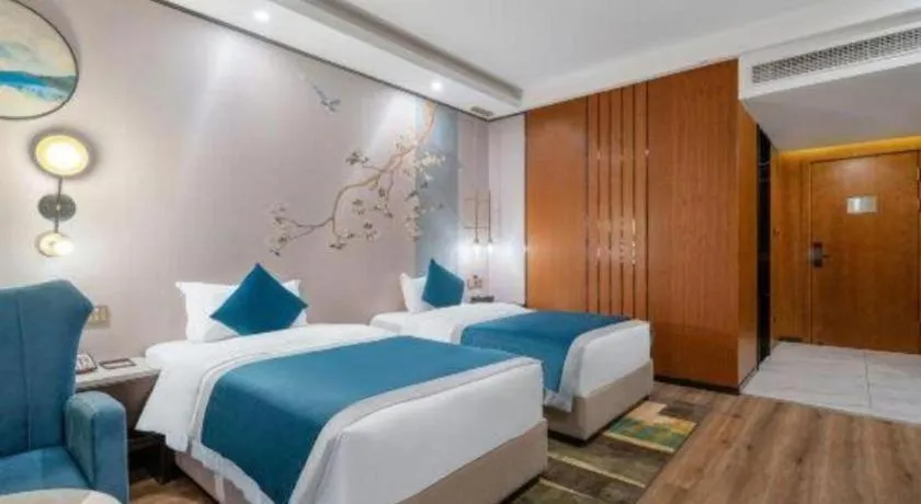 Bed in Shanshui S Hotel Zizhong City Mdl
