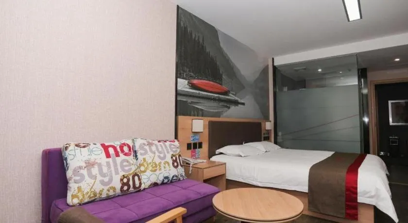 Bed in Thank Inn Hotel Hebei Hengshui Development Zone Baoyun Street Hengbai