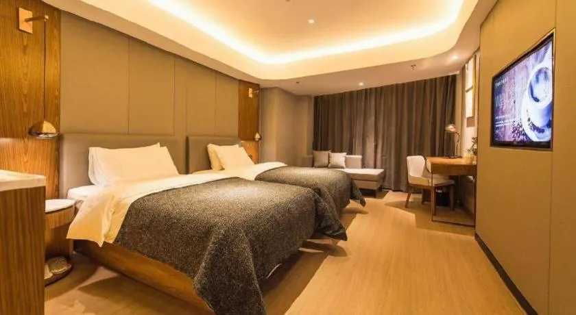 Bed in Yitel Collection Shenyang Hunnan Olympic Sports Center Caixia Street Metro Station