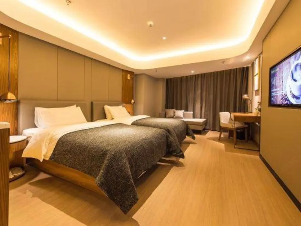 Bed in Yitel Collection Shenyang Hunnan Olympic Sports Center Caixia Street Metro Station