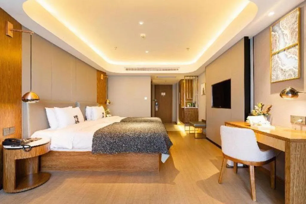 Bed in Yitel Collection Shenyang Hunnan Olympic Sports Center Caixia Street Metro Station