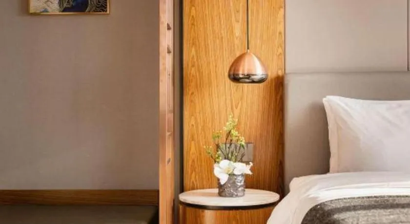 Bed in Yitel Collection Shenyang Hunnan Olympic Sports Center Caixia Street Metro Station