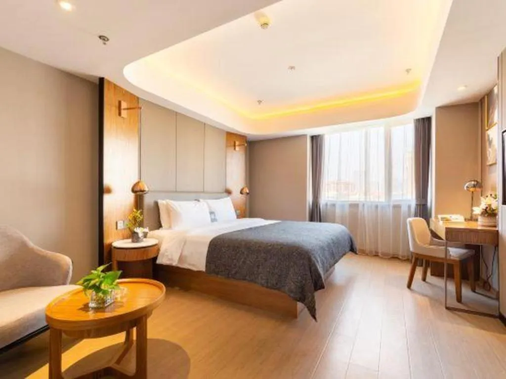 Bed in Yitel Collection Shenyang Hunnan Olympic Sports Center Caixia Street Metro Station