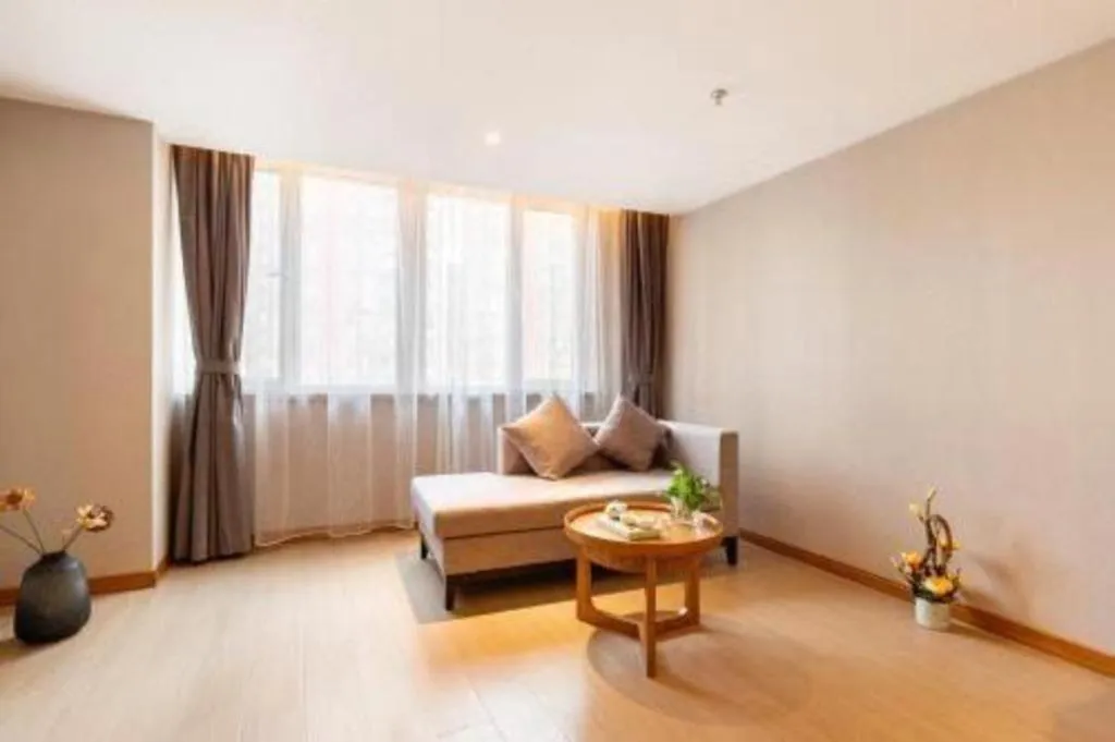 Bed in Yitel Collection Shenyang Hunnan Olympic Sports Center Caixia Street Metro Station