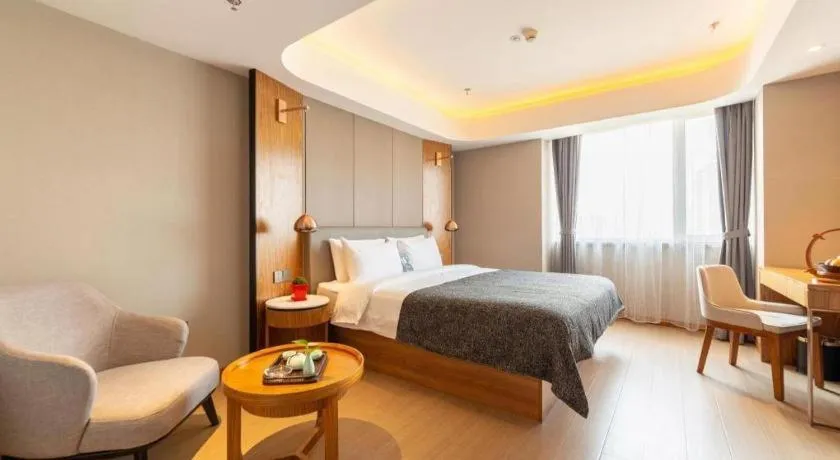 Bed in Yitel Collection Shenyang Hunnan Olympic Sports Center Caixia Street Metro Station