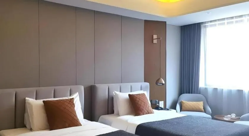 Bed in Yitel Collection Shenyang North Railway Station Metro Station