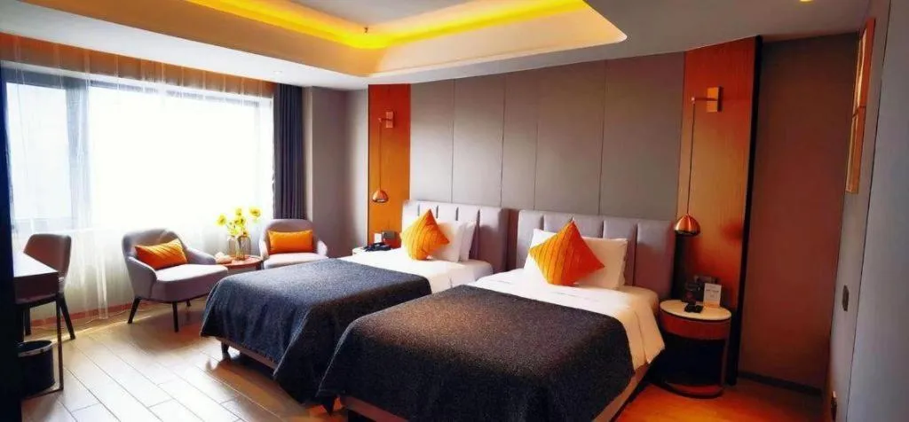 Bed in Yitel Collection Shenyang North Railway Station Metro Station