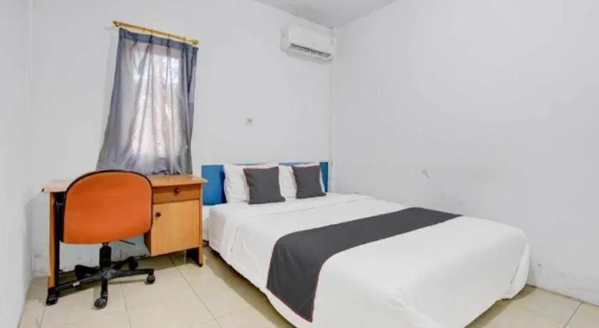 Bed in OYO Life 2928 Rumah Ceria