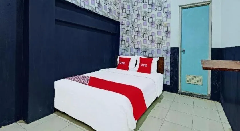 Bed in OYO Life 2928 Rumah Ceria