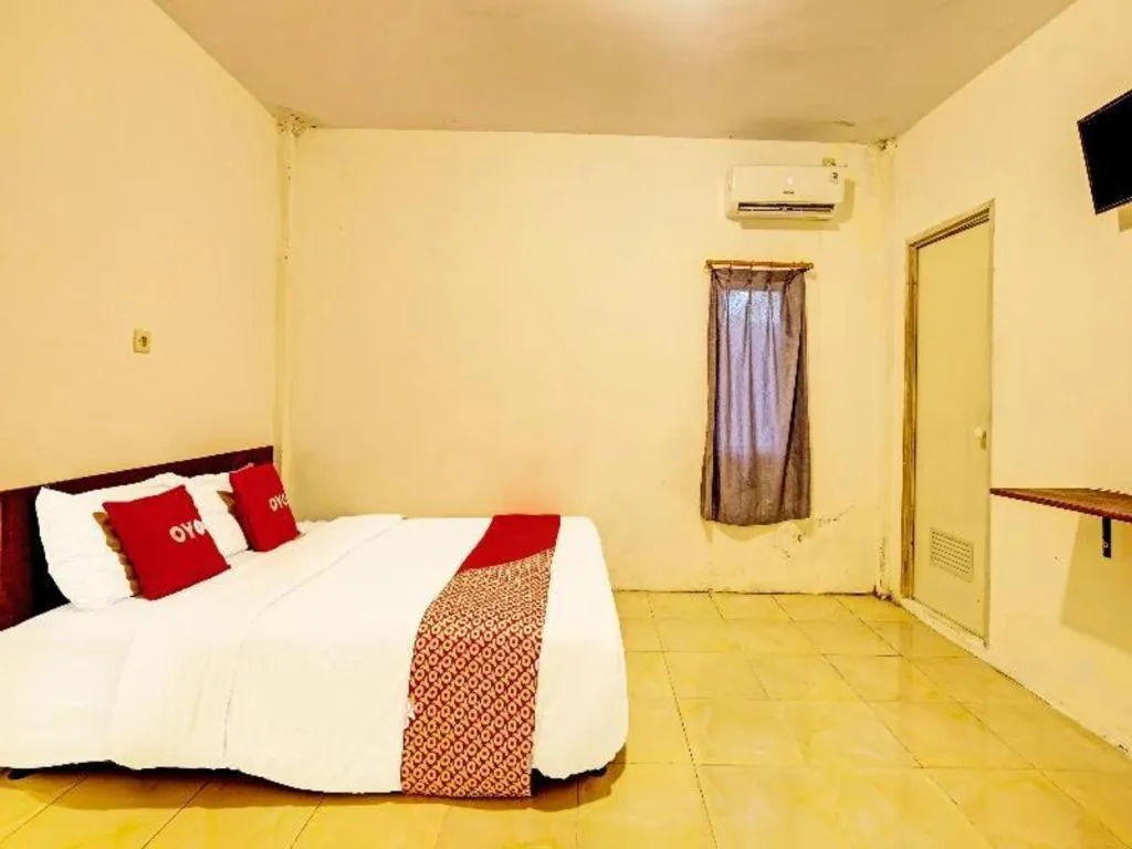 Bed in OYO Life 2928 Rumah Ceria