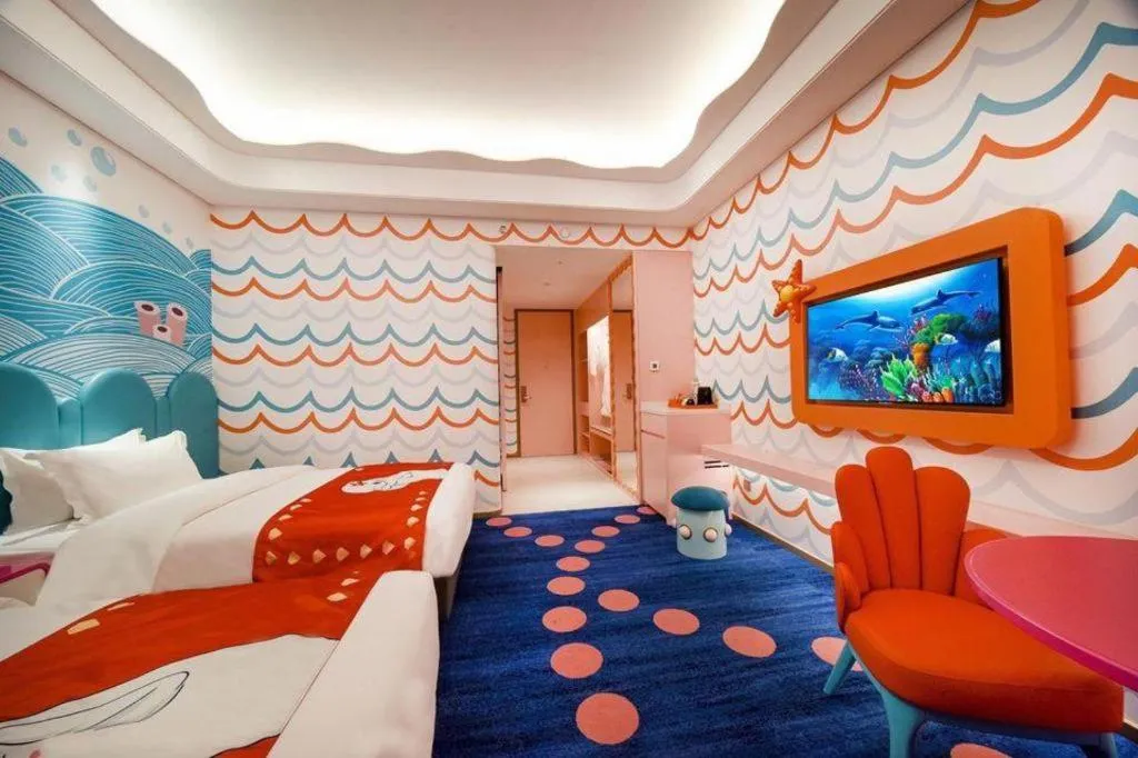 Bed in Dolphin Bay Hotel