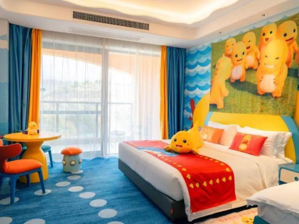 Bed in Dolphin Bay Hotel