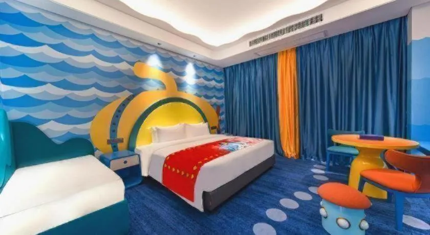 Bed in Dolphin Bay Hotel
