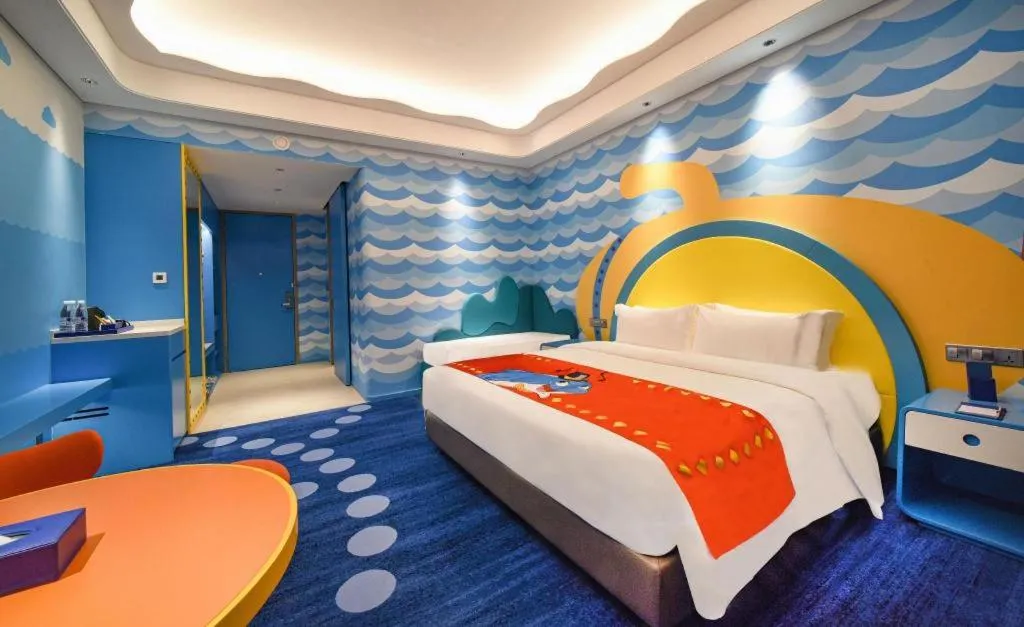 Bed in Dolphin Bay Hotel