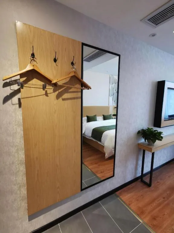 Bed in GreenTree Inn Ganzhou Gan County Bus Station