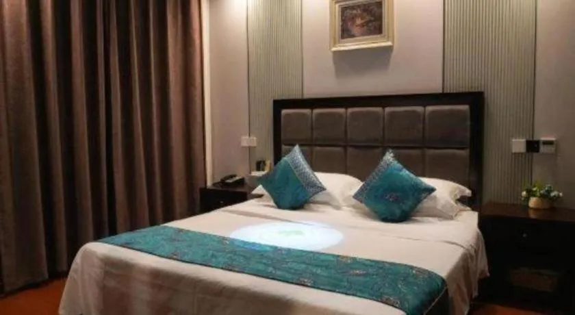 Bed in GreenTree Inn Wuxi Xinwu District Meicun Town Taibo Avenue