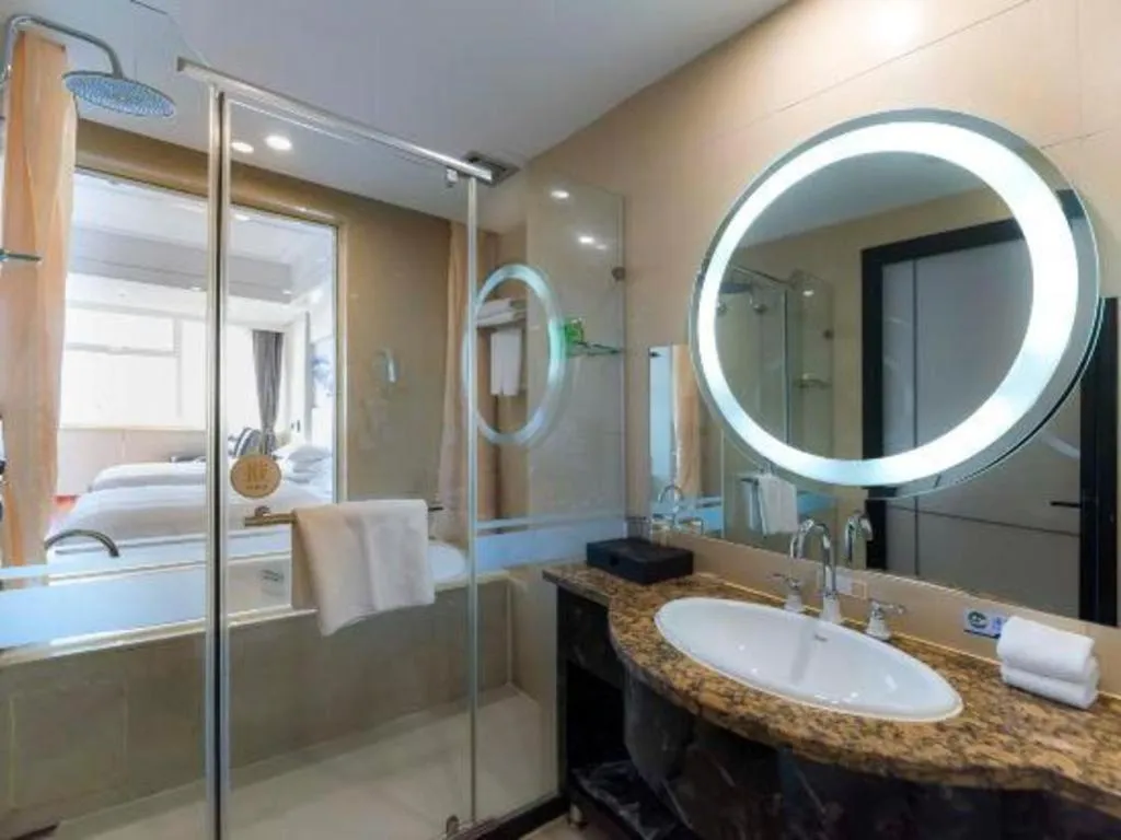 Bed in Junyu Grand Hotel Qinhuangdao