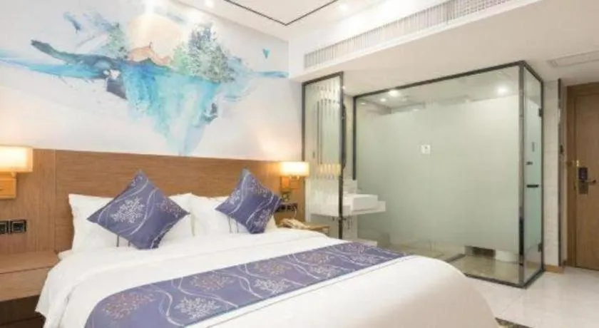 Bed in Xinyuan Hot Spring Hotel