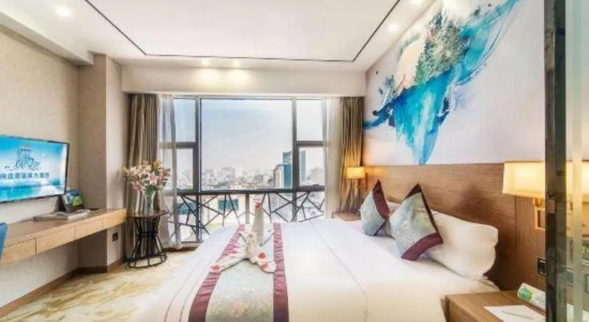 Bed in Xinyuan Hot Spring Hotel