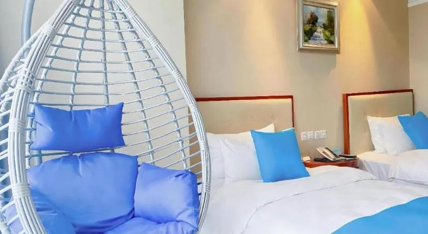 Bed in Nanchang Galactic Peace International Hotel