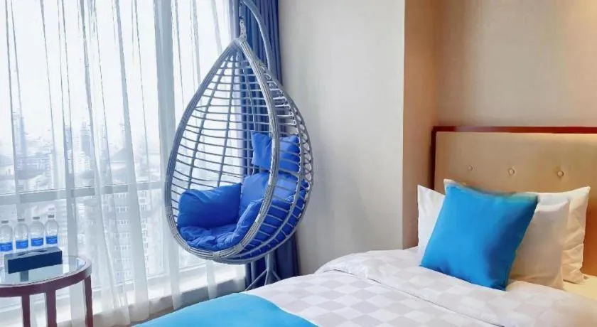 Bed in Nanchang Galactic Peace International Hotel