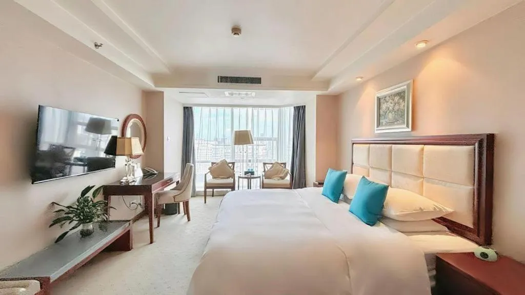 Bed in Nanchang Galactic Peace International Hotel