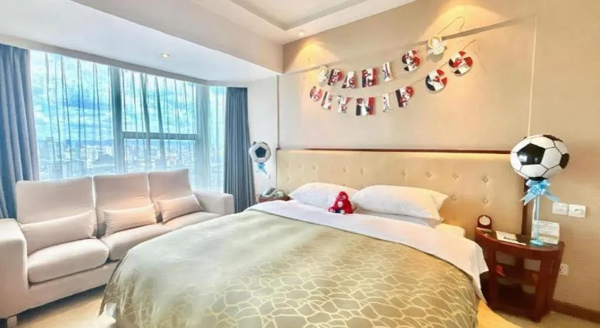 Bed in Nanchang Galactic Peace International Hotel