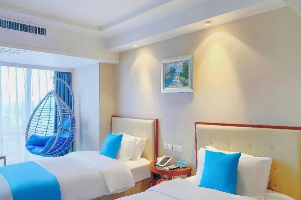 Bed in Nanchang Galactic Peace International Hotel