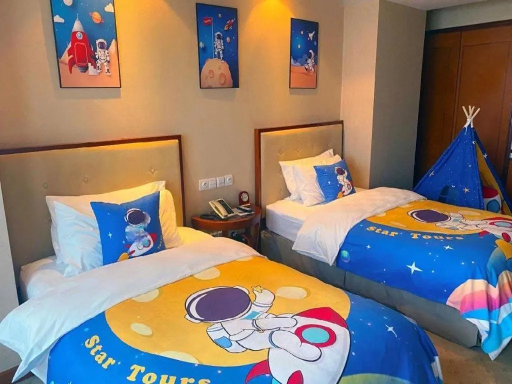 Bed in Nanchang Galactic Peace International Hotel
