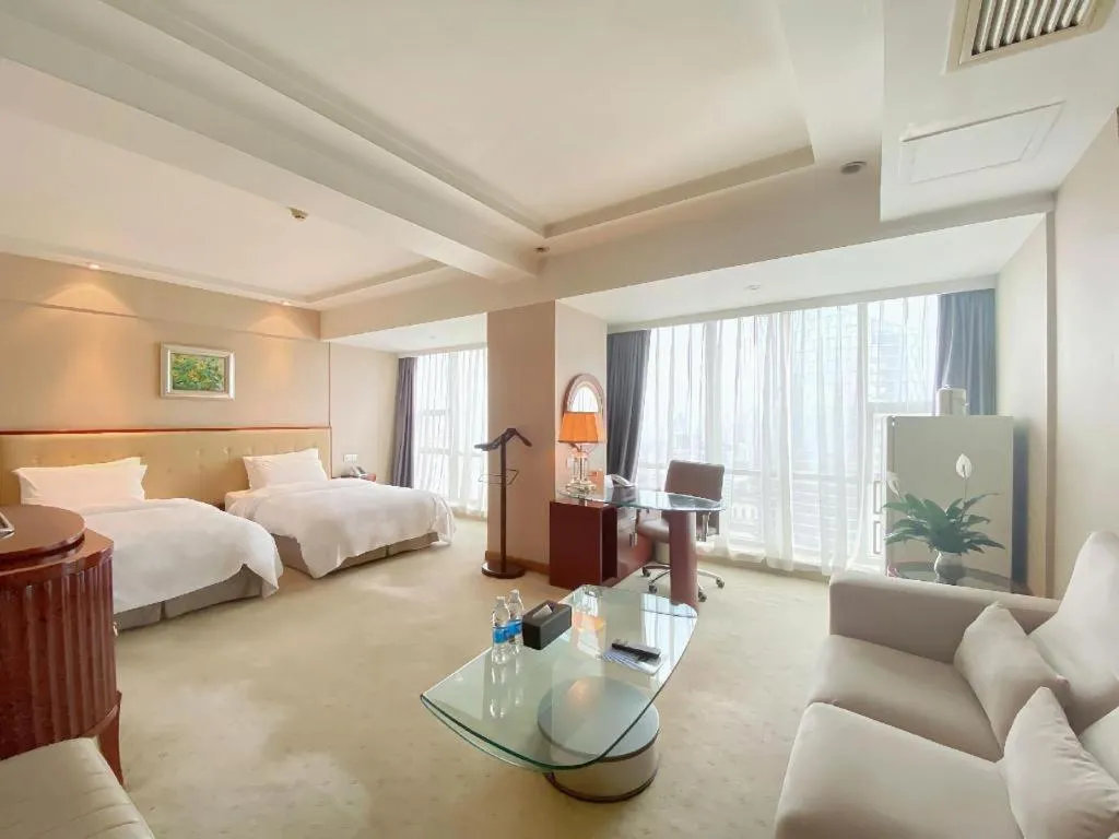 Bed in Nanchang Galactic Peace International Hotel