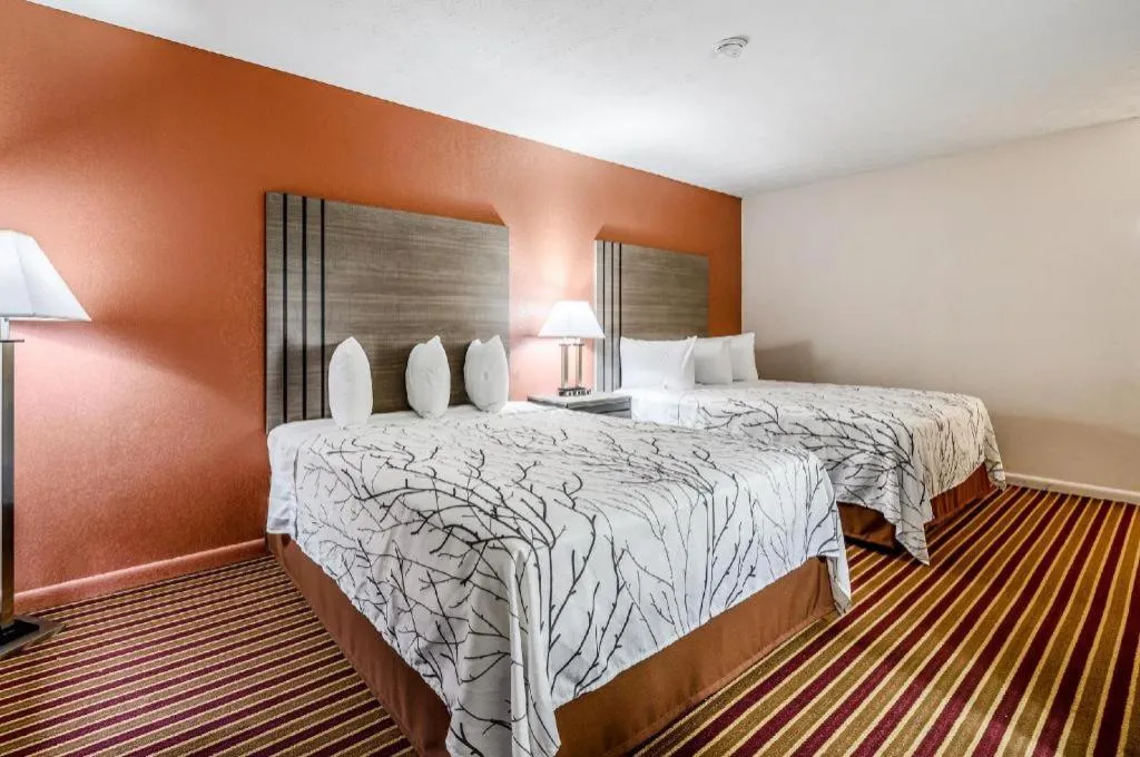 Bed in Americas Best Value Inn Heflin