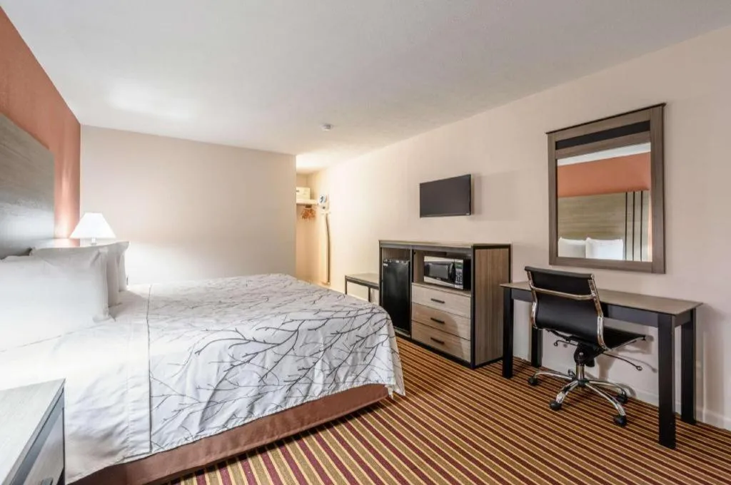 Bed in Americas Best Value Inn Heflin